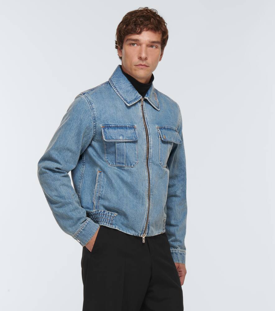 AMIRI DENIM BLOUSON JACKET
