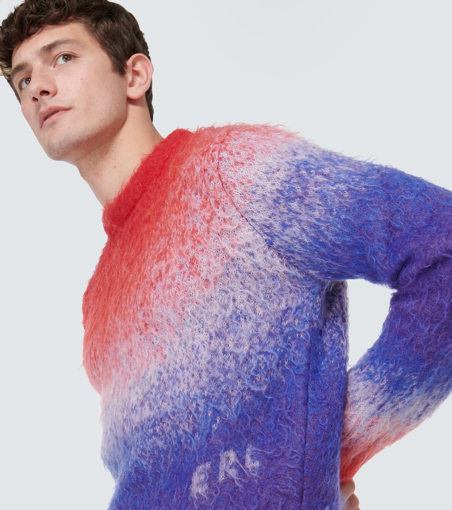  Erl Erl Gradient Mohair-blend Sweater 