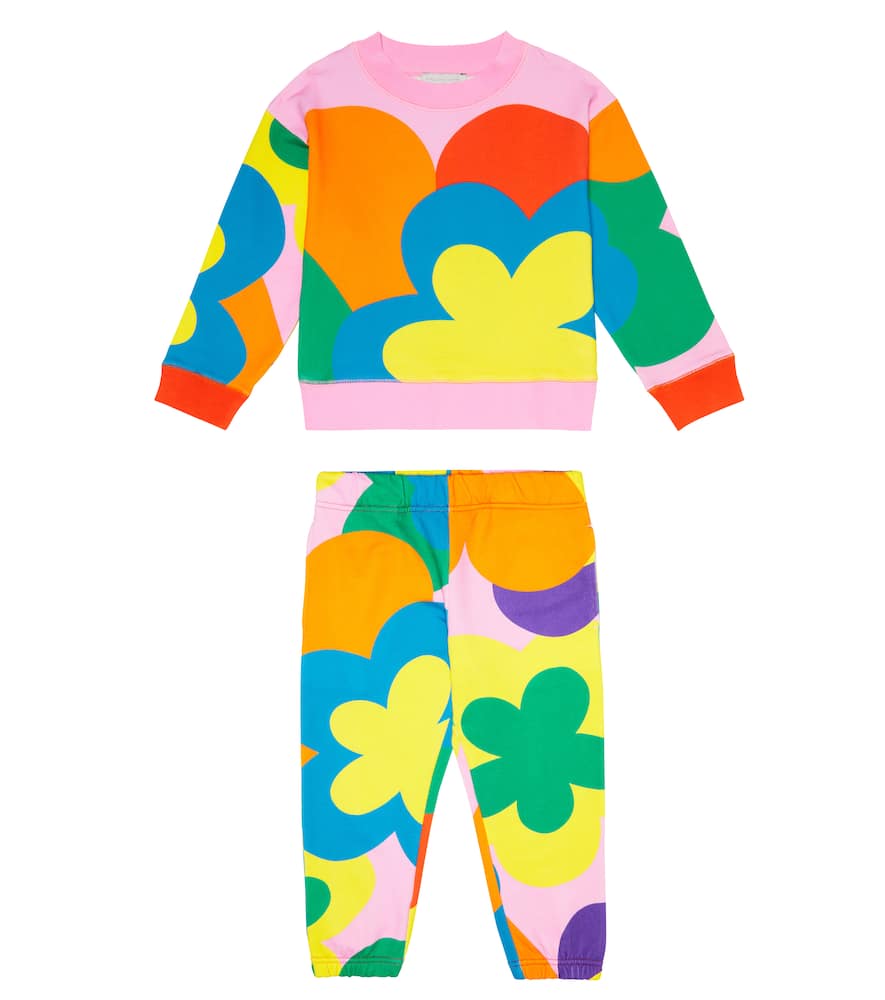 Stella Mccartney Sweatshirt And Sweatpants Set In Multicolor/multicolo