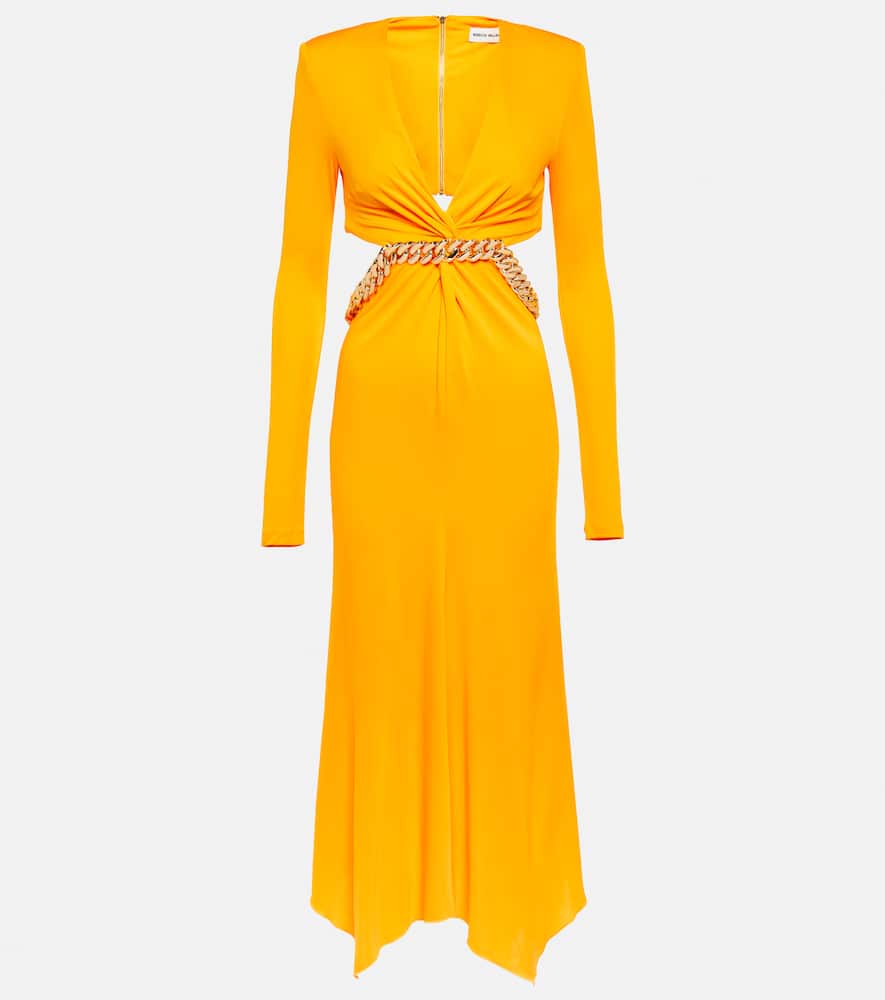 Rebecca Vallance Phoenix cutout jersey midi dress