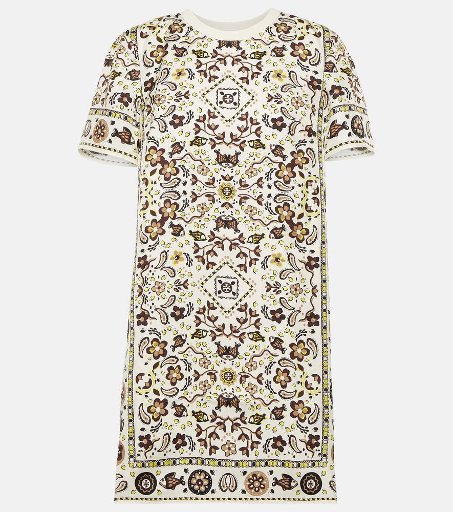 Tory Burch Printed silk and cotton minidress