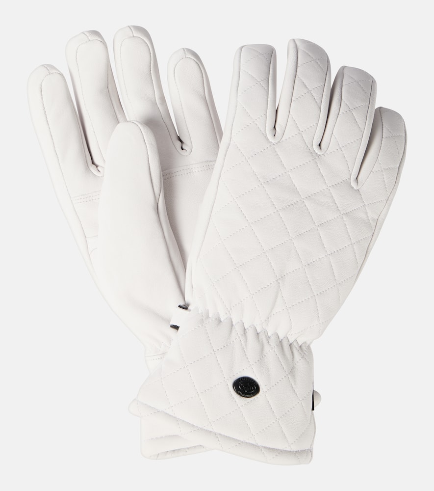 Nishi leather ski gloves