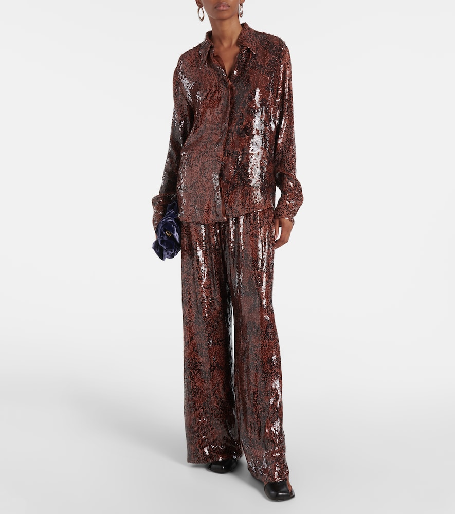  Dries Van Noten Dries Van Noten Sequined Shirt 