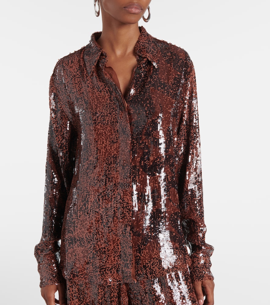  Dries Van Noten Dries Van Noten Sequined Shirt 