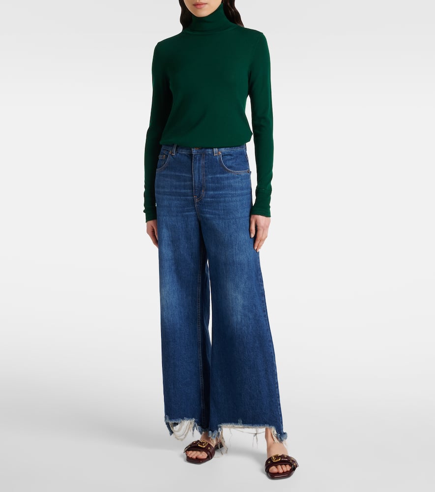 Chloé Mae Embellished Leather Sandals In Burgundy