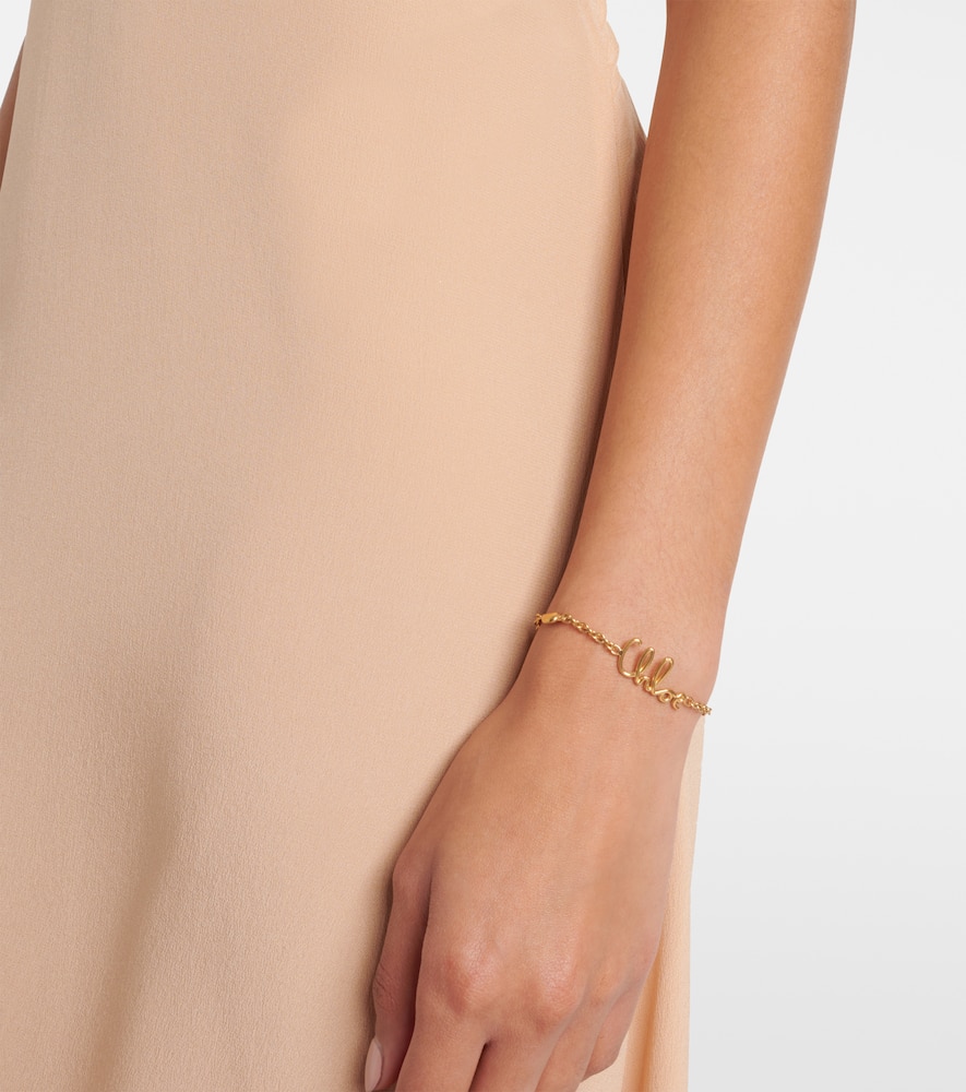 Chloé Chloe' Women Logo Bracelet In Gold
