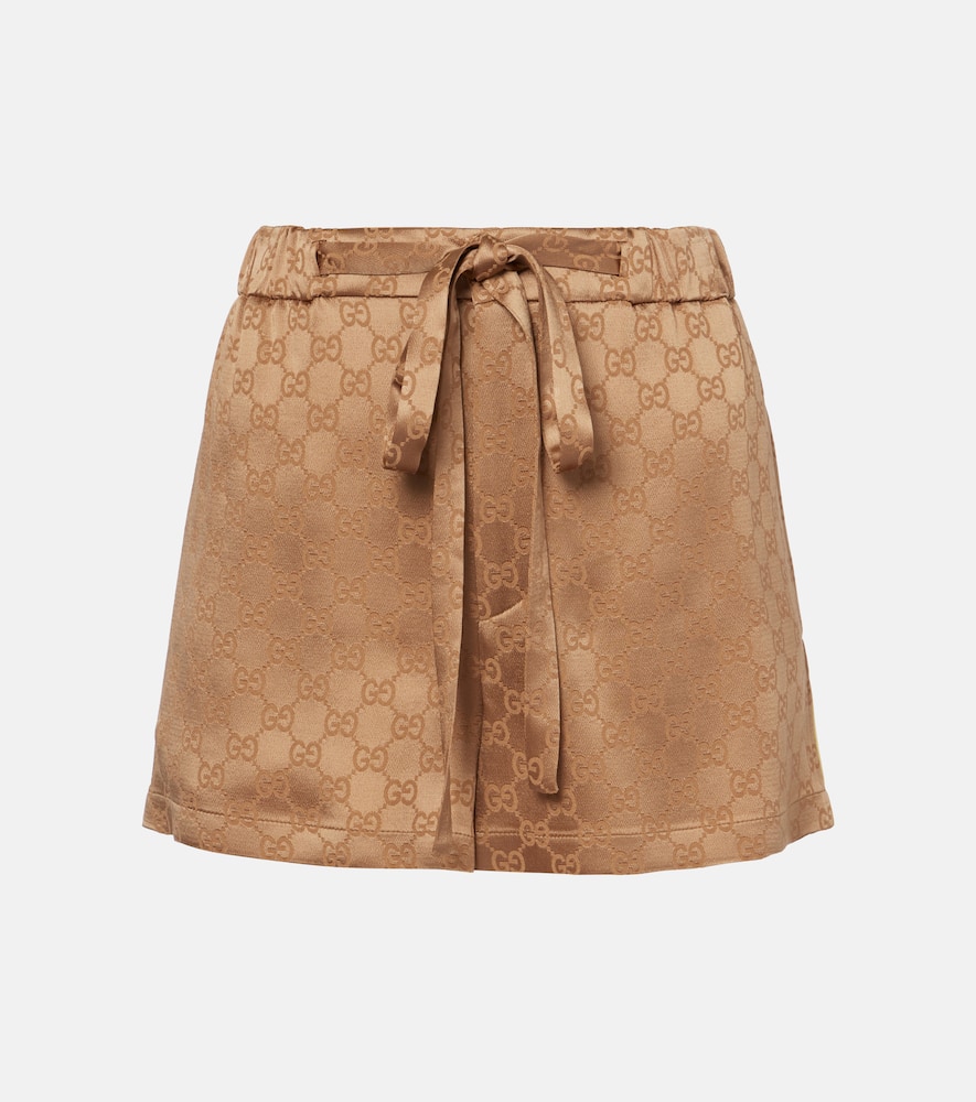GG satin shorts