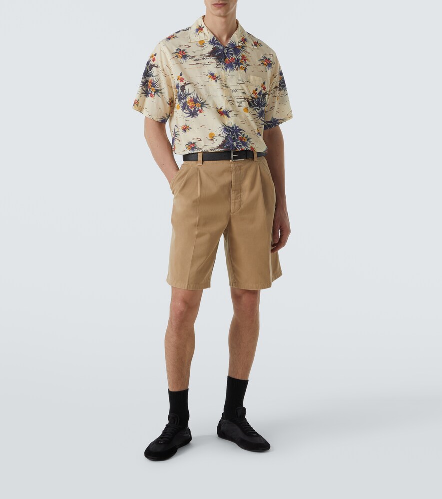  Prada Prada Cotton Bermuda Shorts 
