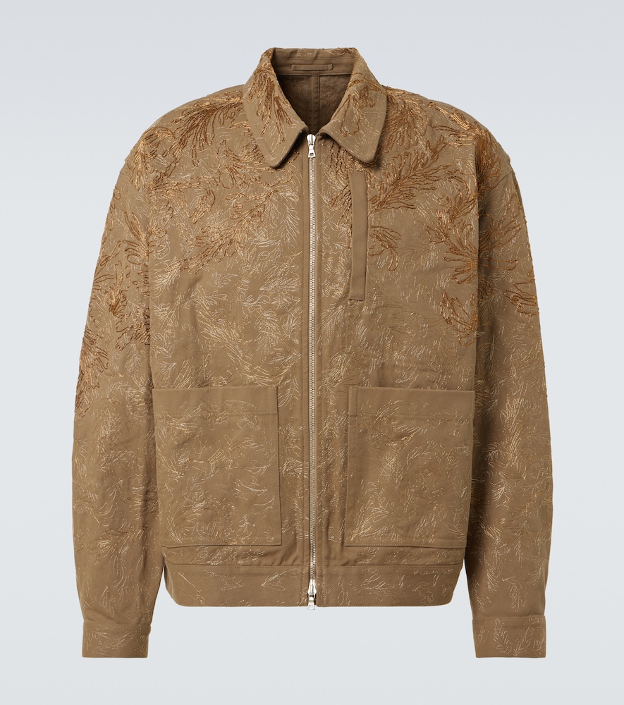 Dries Van Noten Veste en coton fleurs 1505 €