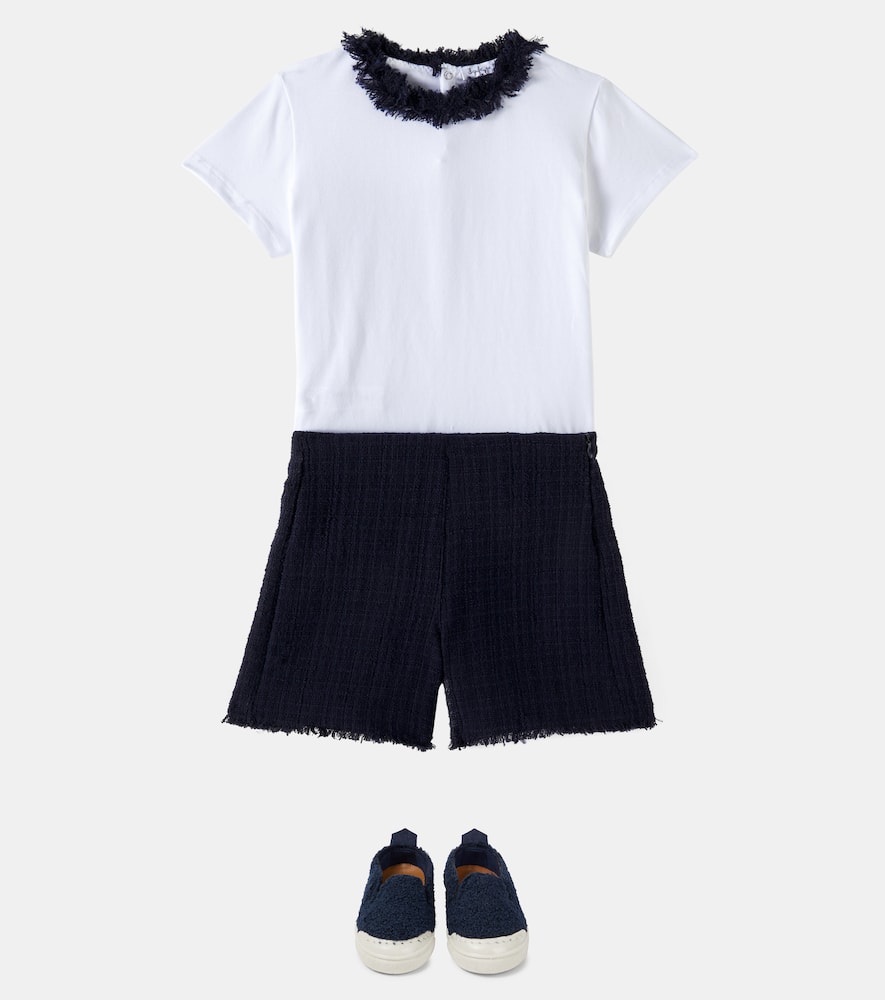 Il Gufo Cotton-blend Jersey T-shirt In White