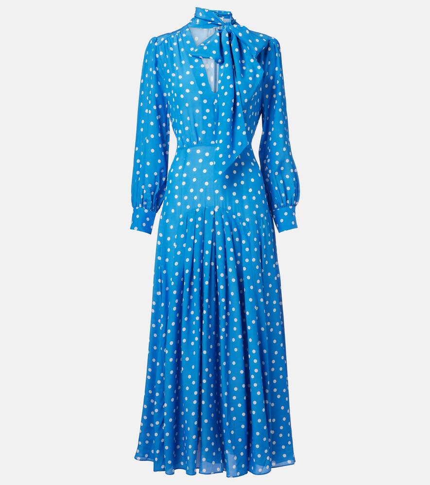 Rixo Marigold silk maxi dress