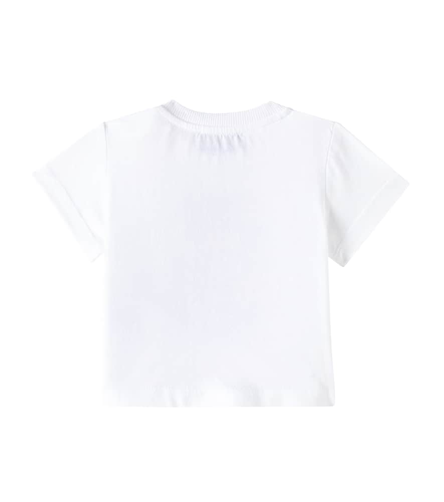 Moschino Baby Cotton Jersey T-shirt In White