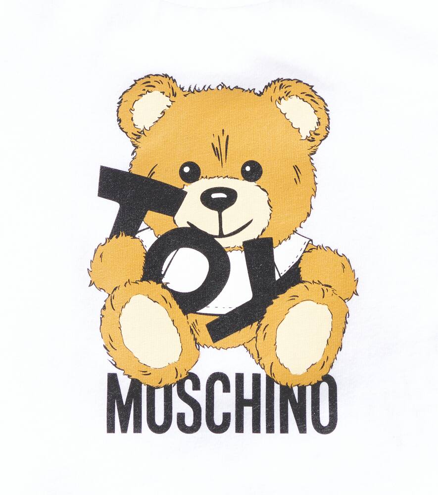Moschino Baby Cotton Jersey T-shirt In White