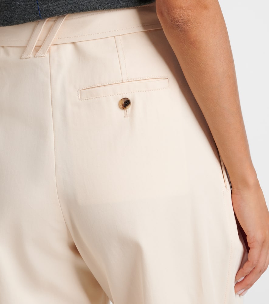Burberry Cotton Gabardine Tapered Pants