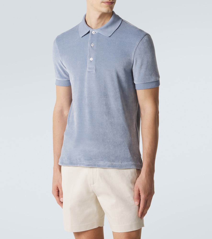  Tom Ford Tom Ford Polohemd Aus Samt 