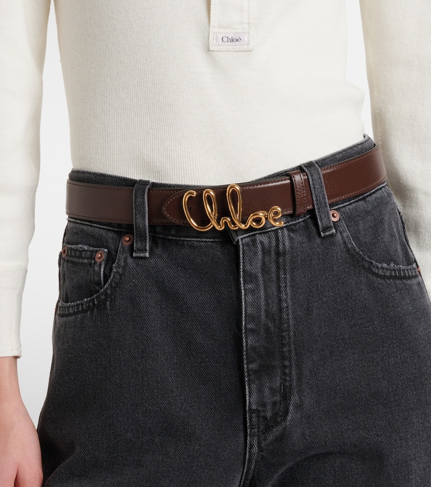  Chloe Chloe Chloe Iconic Embellished Leather Belt 