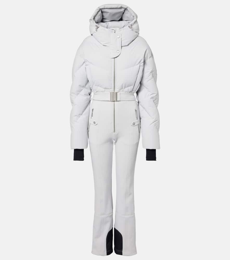 Cordova Ajax Quilted Down Ski Suit In Gray