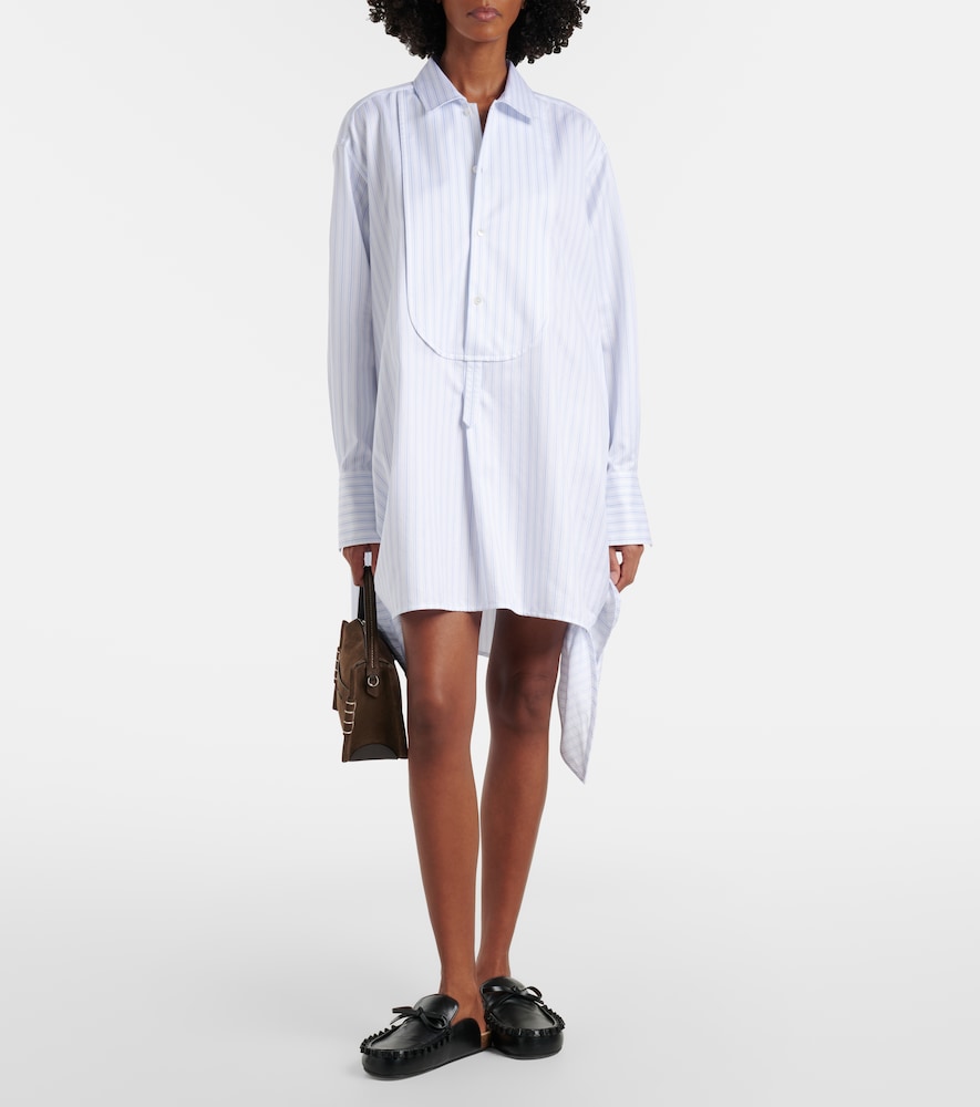 JW Anderson Striped cotton minidress