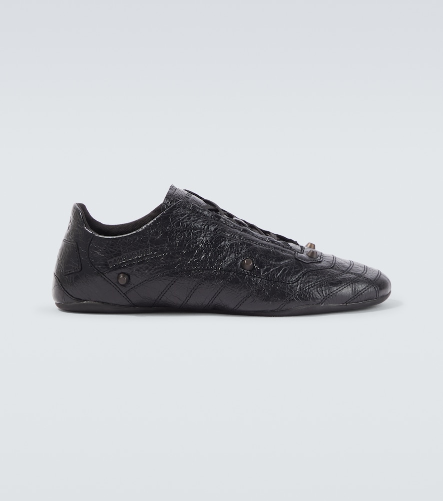 Balenciaga City studded leather sneakers