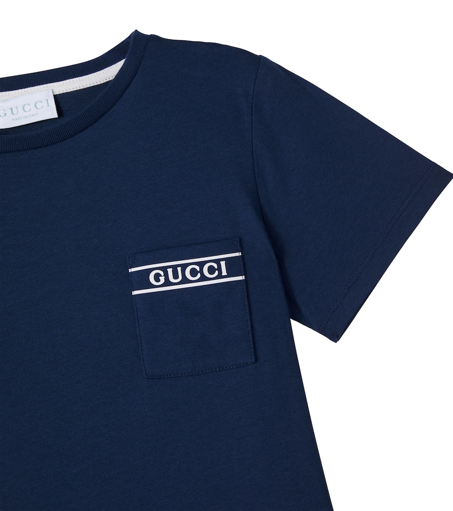  Gucci Kids Gucci Kids T-shirt Aus Baumwoll-jersey 