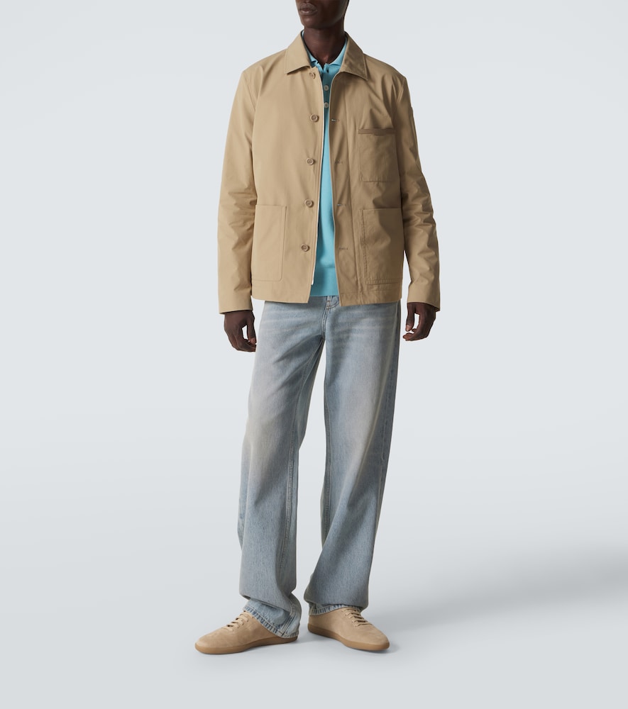  Moncler Moncler Hemdjacke Nanav Aus Seersucker 