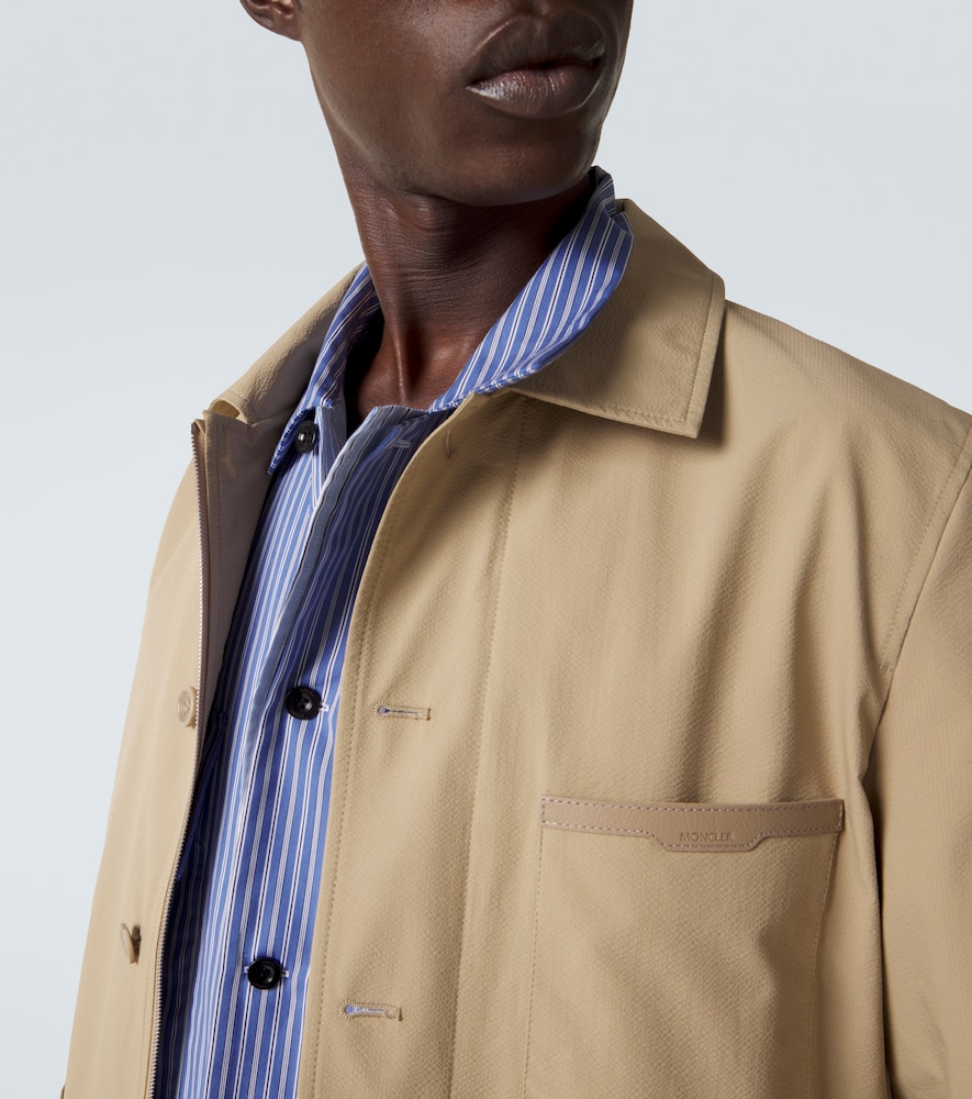  Moncler Moncler Hemdjacke Nanav Aus Seersucker 