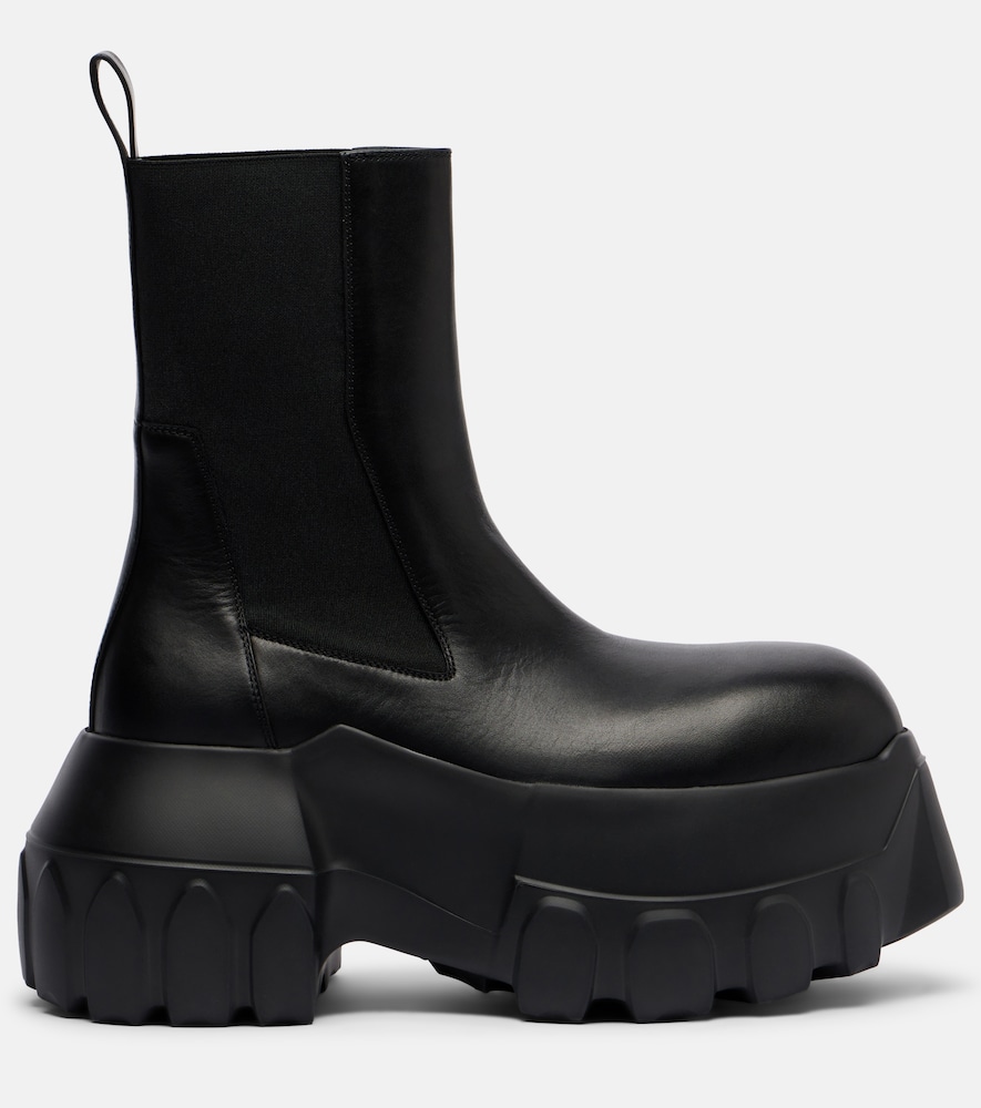  Rick Owens Rick Owens Chelsea Boots Beatle Mega Tractor Aus Leder 