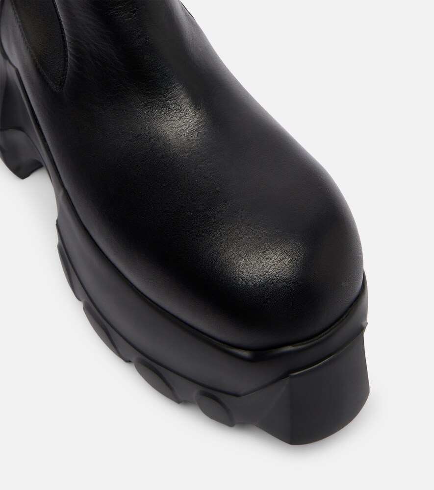  Rick Owens Rick Owens Chelsea Boots Beatle Mega Tractor Aus Leder 