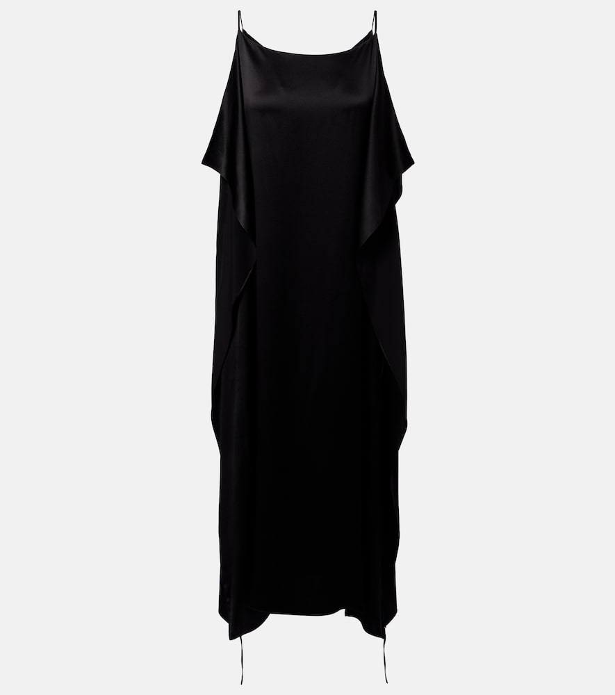 The Row Kylo ruffled silk maxi dress