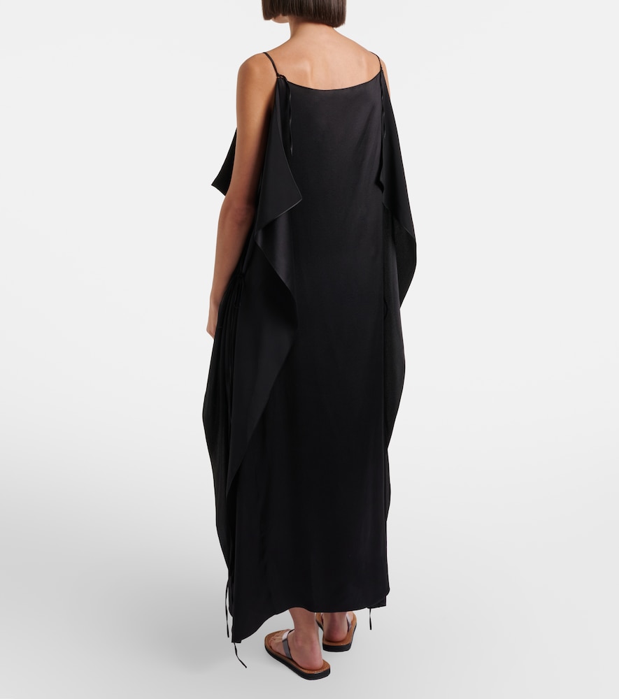  The Row The Row Kylo Ruffled Silk Maxi Dress 