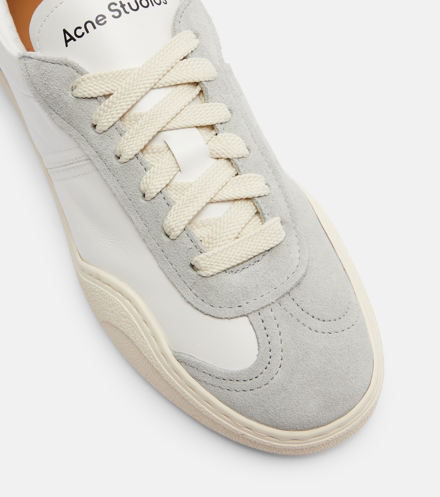  Acne Studios Acne Studios Sneakers Aus Leder Mit Veloursleder 