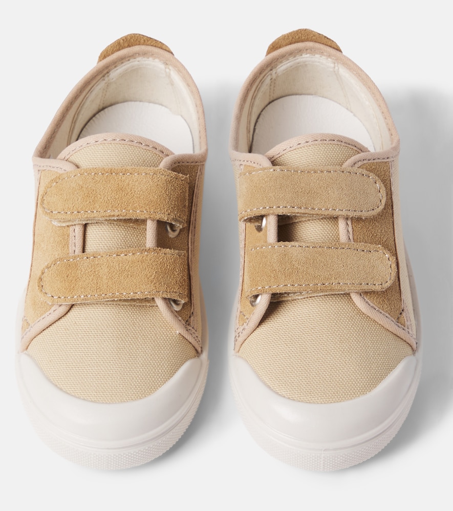  Il Gufo Il Gufo Sneakers Aus Canvas Mit Veloursleder 