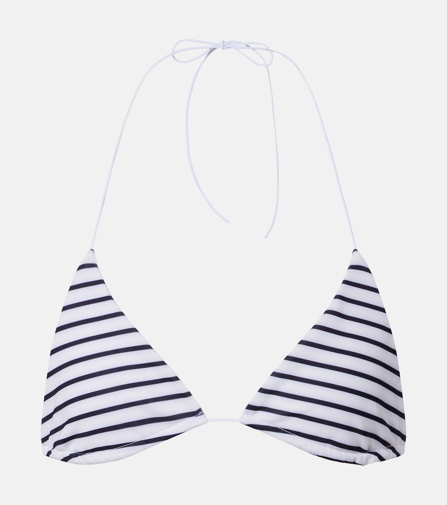 Jade Swim Micro Via striped bikini top