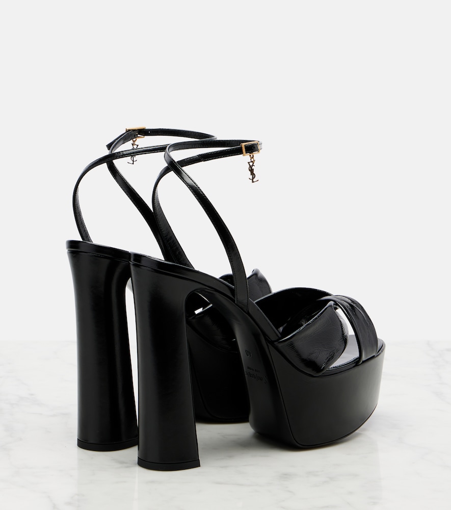 Franciane Leather Platform Sandals