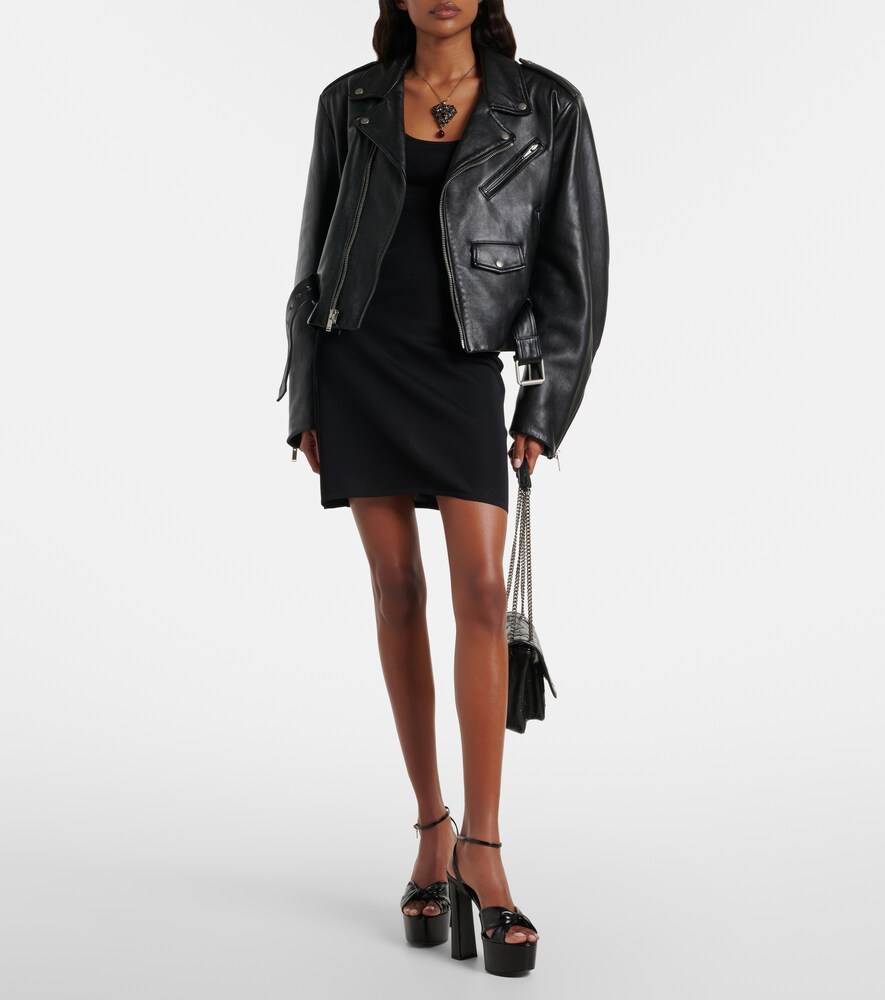 Franciane Leather Platform Sandals