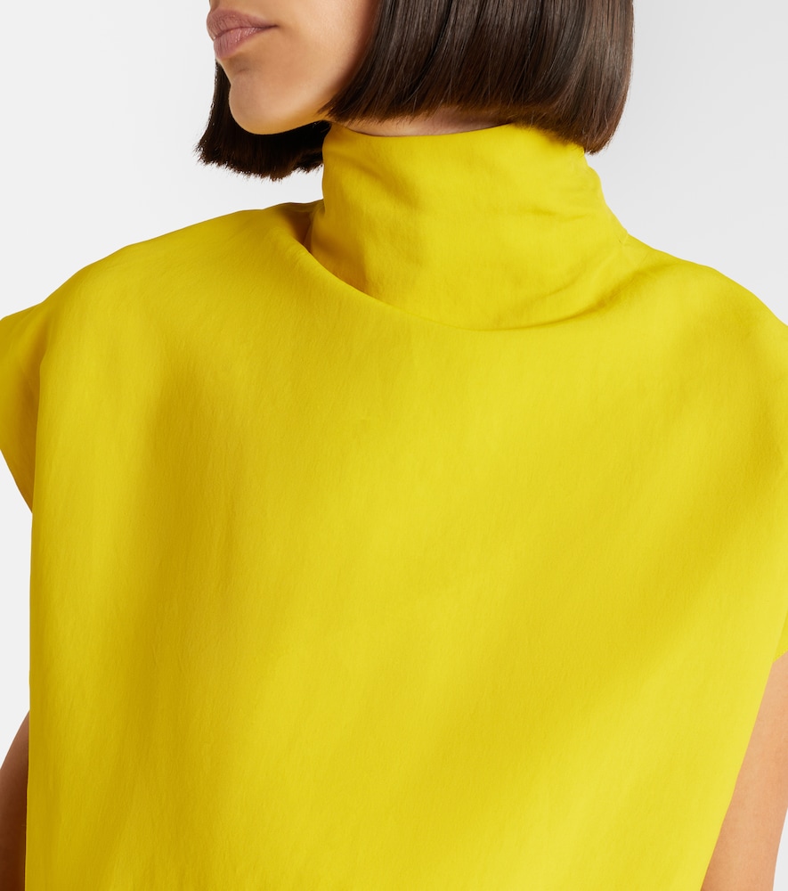 Alaia Alaia Poplin Turtleneck Top 