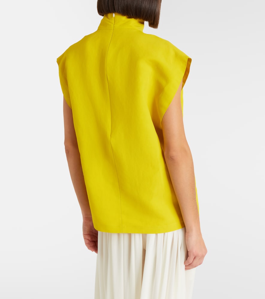  Alaia Alaia Poplin Turtleneck Top 