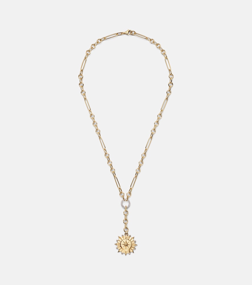 FoundRae Internal Compass Small 18kt gold pendant necklace with diamonds | Thumbnail 8 FoundRae Internal Compass Small 18kt gold pendant necklace with diamonds | Thumbnail 8