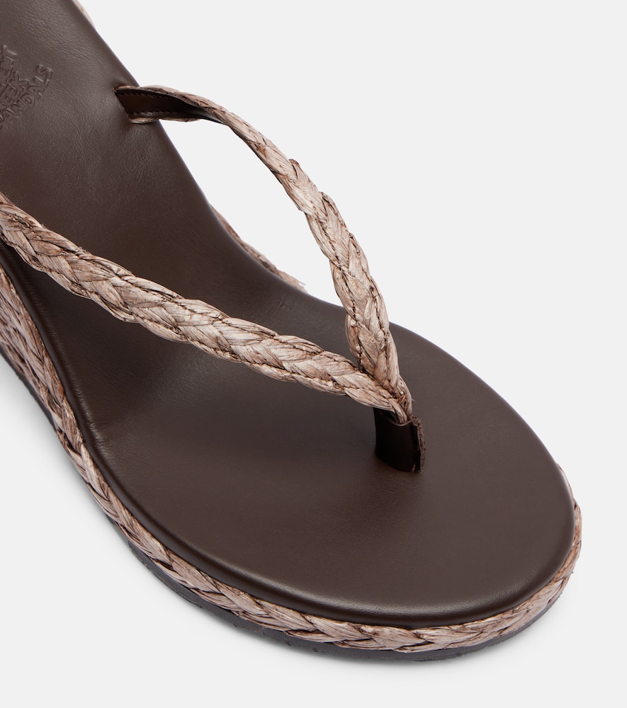  Ancient Greek Sandals Ancient Greek Sandals Wedge-sandalen Essential Aus Raffiabast 