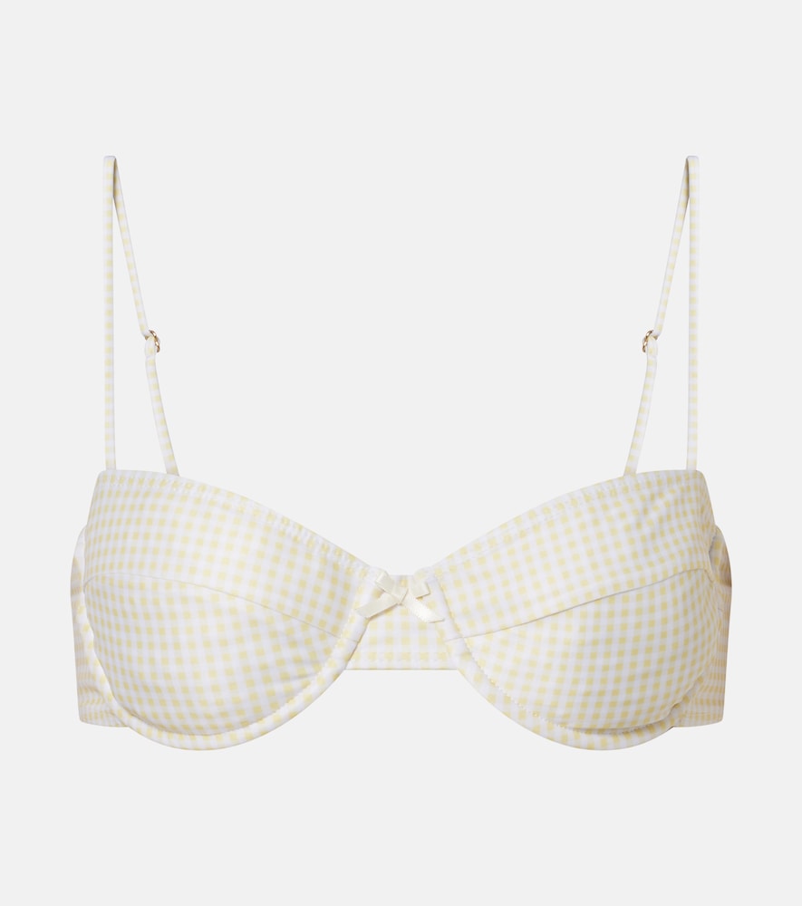 Faithfull Haut de bikini Arelli carreaux vichy 130 €
