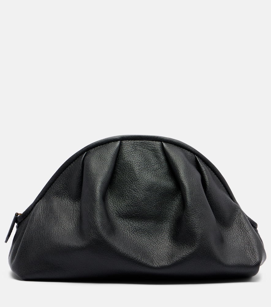 The Row Charlotte Small leather clutch