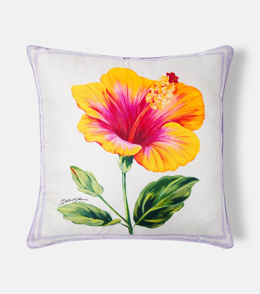 Dolce&Gabbana Casa Unisex Multicoloured Floral Cotton Canvas Cushion - Mytheresa
