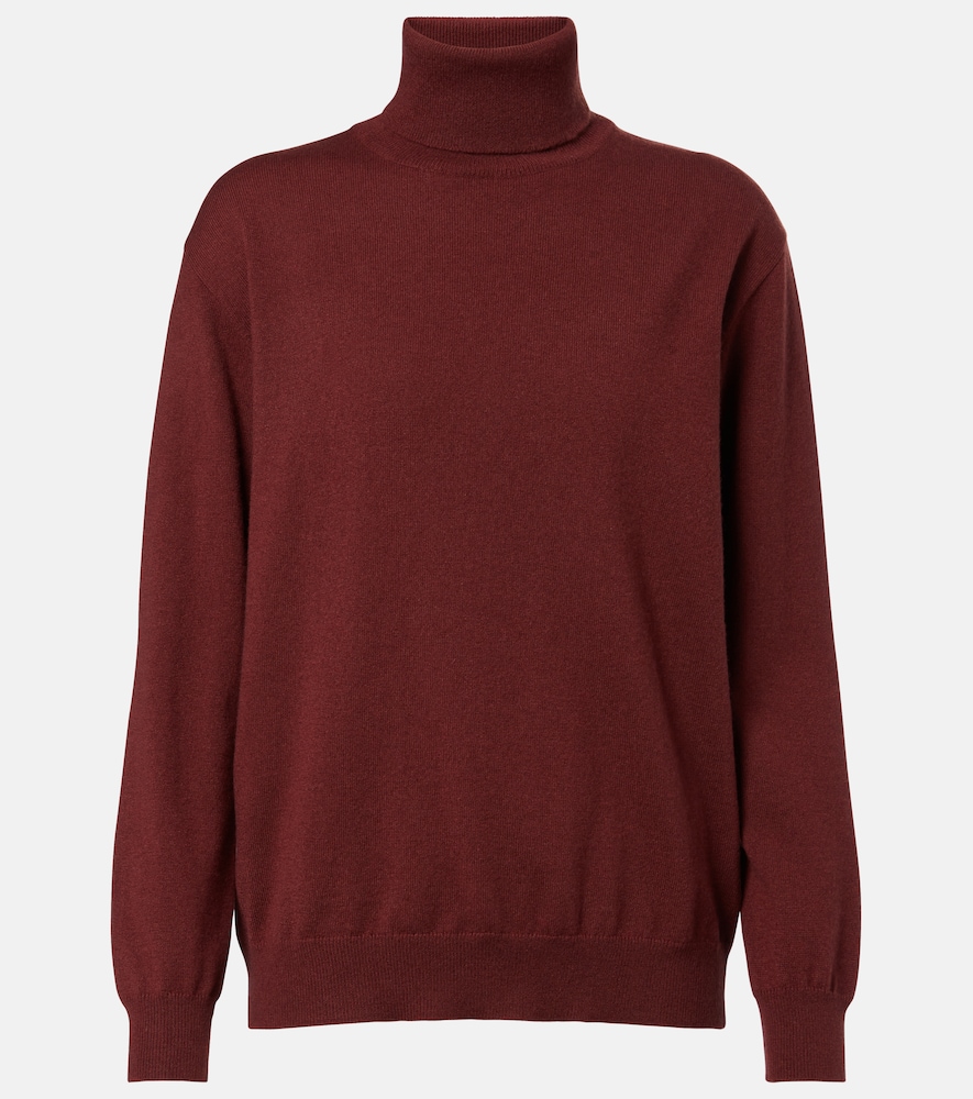 Brunello Cucinelli Women's Burgundy Cashmere Turtleneck Sweater UK Size 4 - Mytheresa