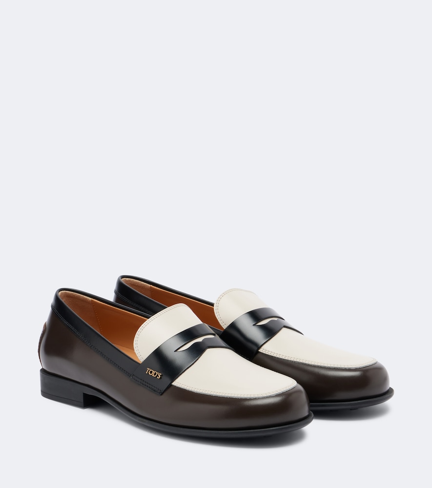 Loafers aus Leder