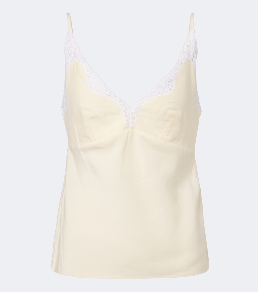 Posse Tabitha Embroidered Top In White