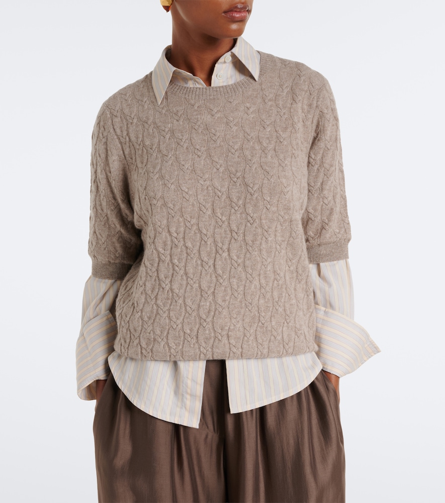 Jardin des Orangers Cable knit cashmere sweater | Thumbnail 2 Jardin des Orangers Cable knit cashmere sweater | Thumbnail 2