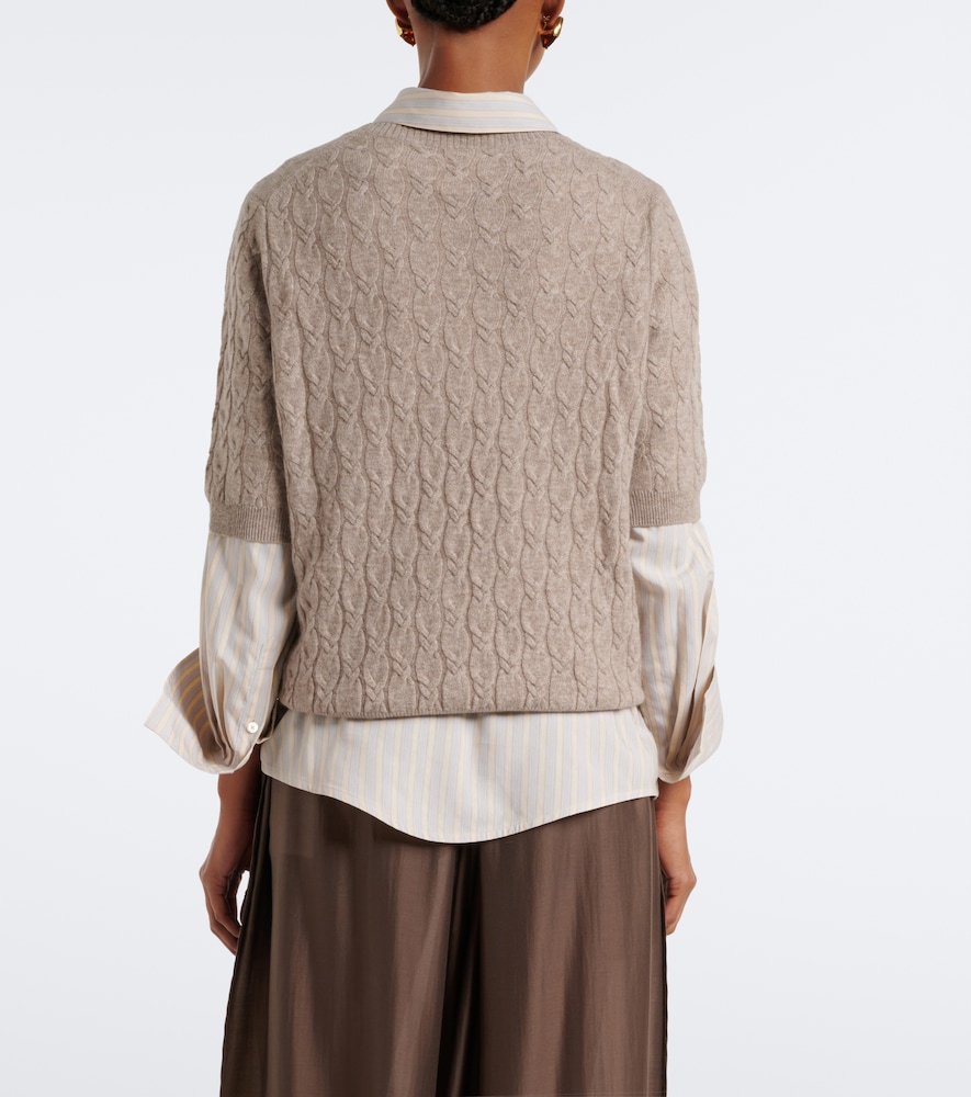 Jardin des Orangers Cable knit cashmere sweater | Thumbnail 5 Jardin des Orangers Cable knit cashmere sweater | Thumbnail 5