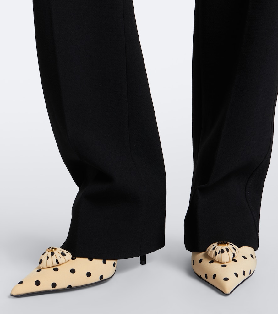 Garavani Cœur Royal Polka-Dot Slingback