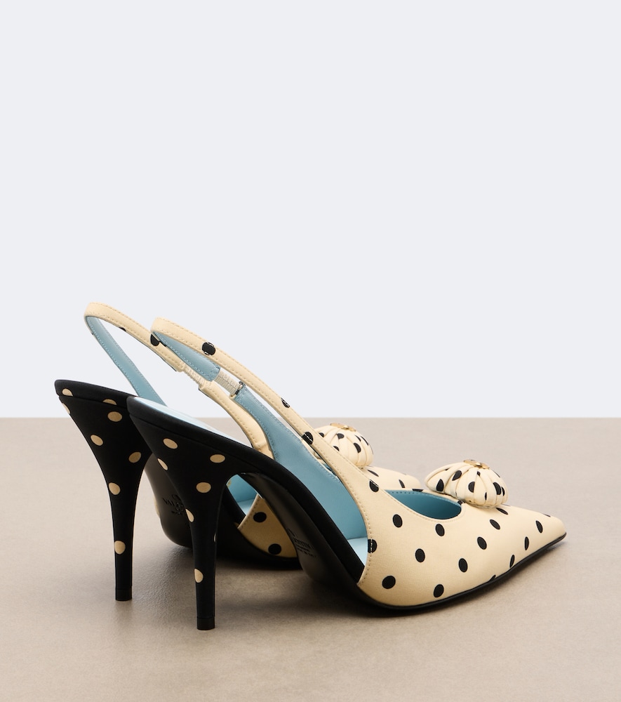 Garavani Cœur Royal Polka-Dot Slingback