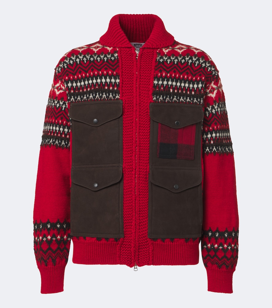 Wool Zip-Up Cardigan